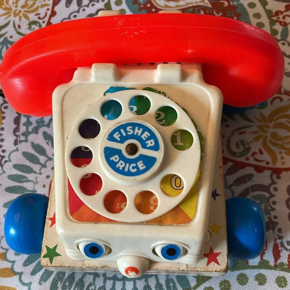 Fisher-Price Red and Blue‎ Learning Chatter Telephone